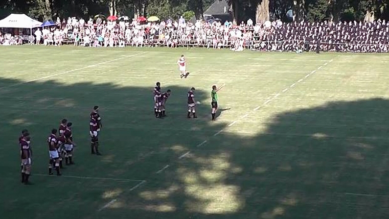 Video: South African High School Rugby Player Kicks Monster 62m Penalty