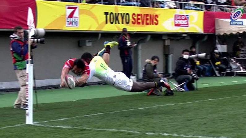 Video: Fantastic Superman Rugby Sevens Try