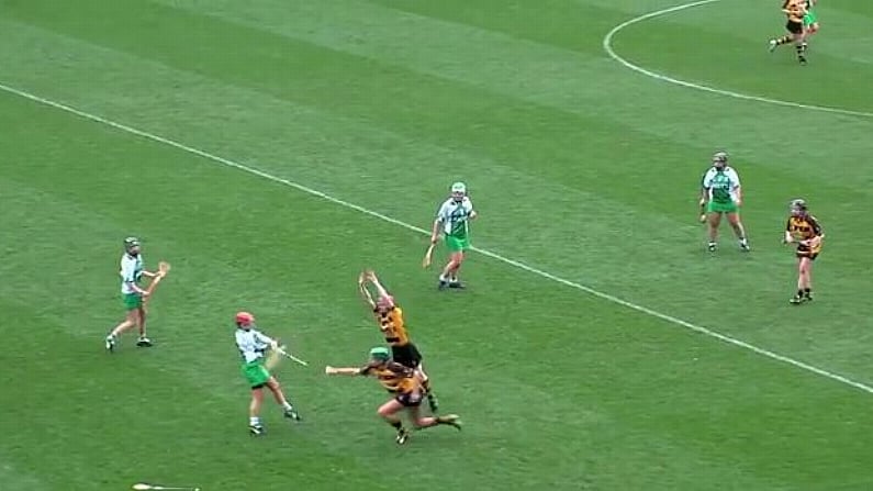 Video: Savage Commitment - Camogie Player Attempts To Block Sliotar With Bare Hands