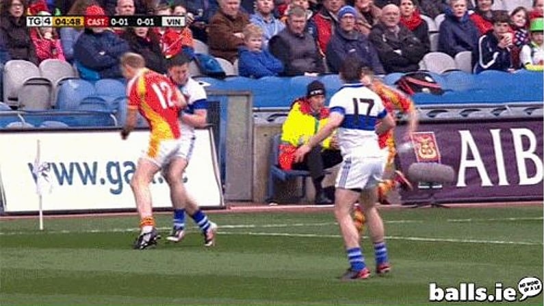 GIF: Richie Feeney's Idiotic Black Card In The All-Ireland Club Final