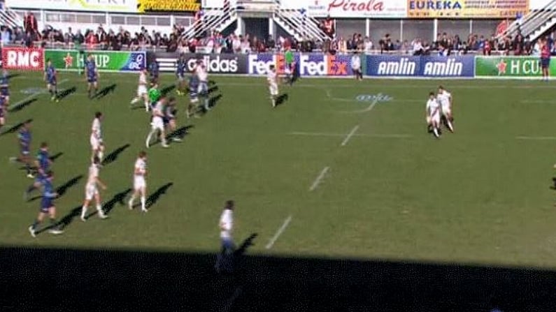 GIF: Rob Kearney Kicks Drop Goal For Leinster