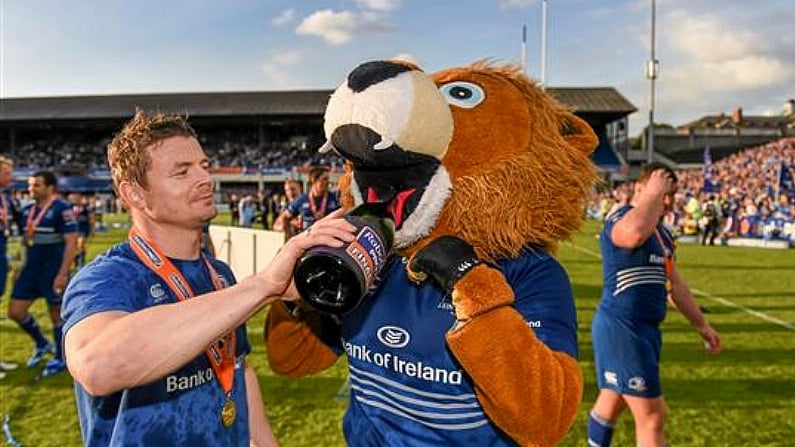 15 Pictures Of A Celebratory Champagne Soaked Brian O'Driscoll