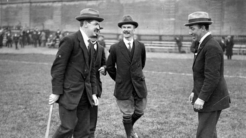 It Would Seem That Michael Collins Really Didn't Like Soccer