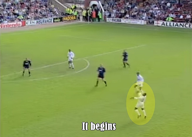 FRAME9 Yeboah gets ball