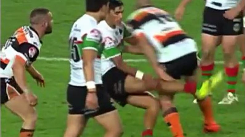 The Most Shockingly Awful Rugby Tackle You'll See This Side Of Jupiter