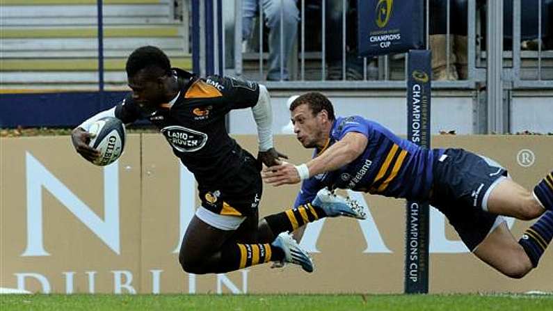 GIF: Christian Wade Destroys Ian Madigan On The Outside For Brilliant Wasps Try