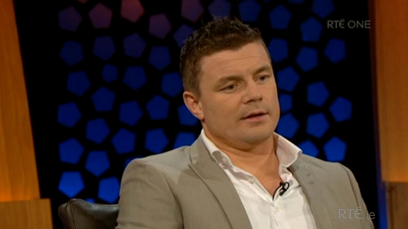 Video: Brian O'Driscoll Endorses His Successor At 13 For Ireland On The Late Late