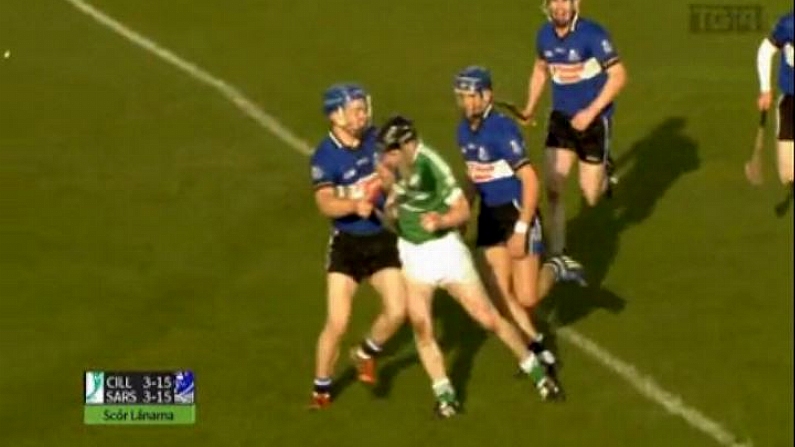 GIF: The Monster Shoulder That Helped Send The Munster Club Hurling Semi-Final To Extra Time