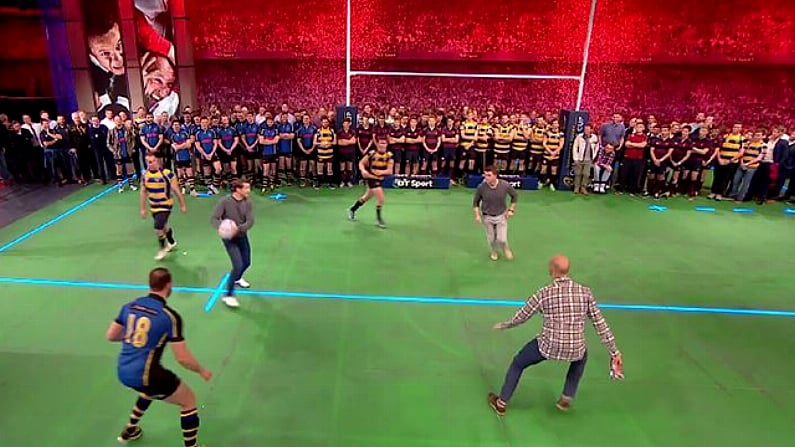 O'Driscoll And Nick Evans School Matt Dawson In This Week's BT Sport Rugby Masterclass