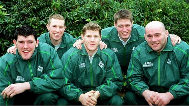 16 Pictures Of Irish Rugby Players On Their Debut