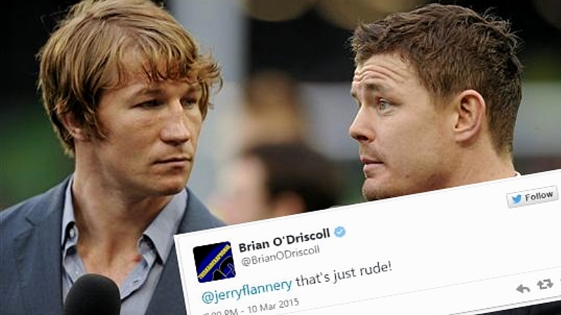 Jerry Flannery Reveals PRO12 Side Has Complete Disregard For Brian O'Driscoll's Beliefs