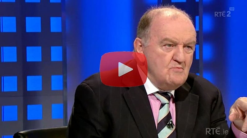 Video: George Hook Isn't A Fan Of Joe Schmidt's Statistics