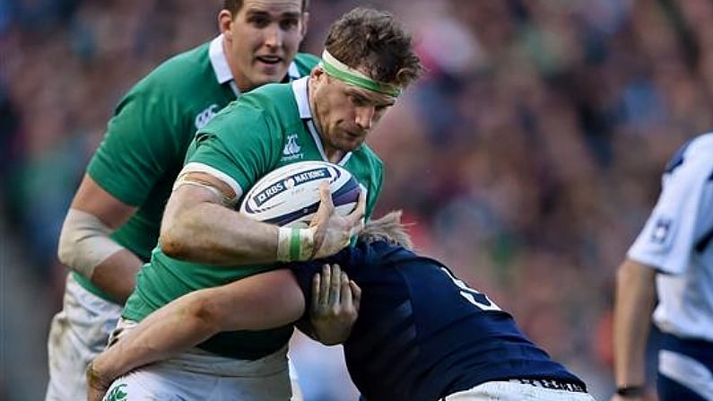 Jamie Heaslip Nominated For Prestigious World Rugby Award