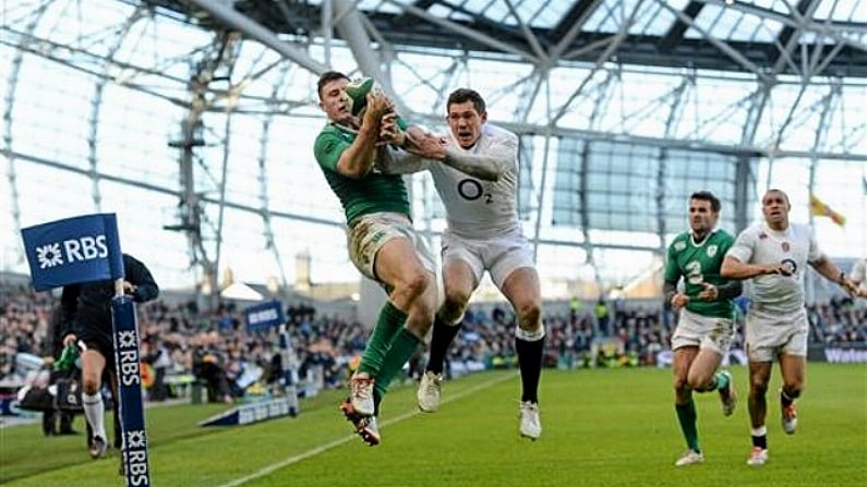 Video: Robbie Henshaw Rules The Sky To Give Ireland A Huge Lead Over England