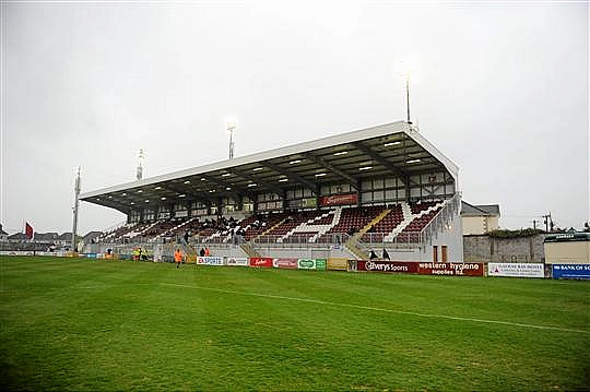 A general view of Terryland Park. Airtricity League First Division, Mervue United v Salthill Devon, Terryland Park, Galway. Picture credit: Ray McManus / SPORTSFILE