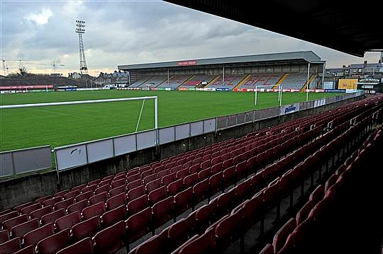 A general view of Dalymount Park, Phibsborough, Dublin. Picture credit: David Maher / SPORTSFILE