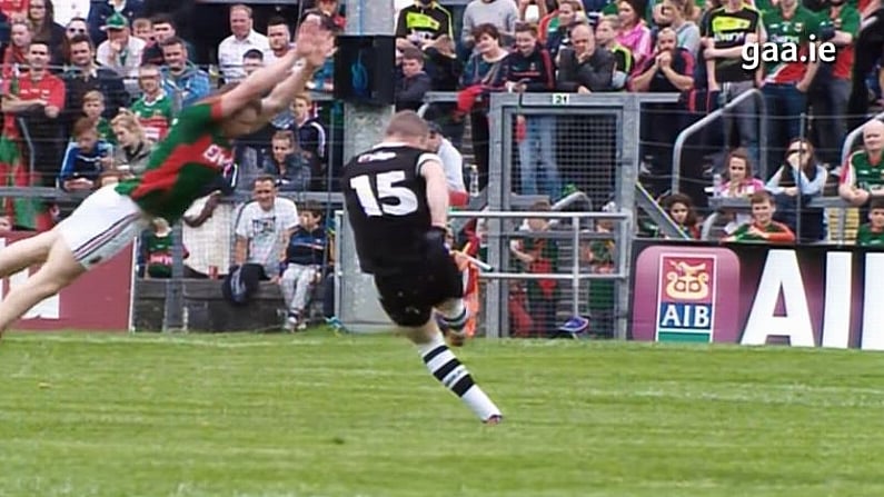 Video: Mayo's Colm Boyle Goes Full Superman With Block In The Connacht Final