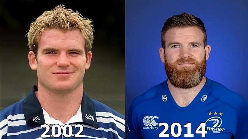 A GIF Documenting The 16 Year Evolution Of Gordon D'Arcy's Head