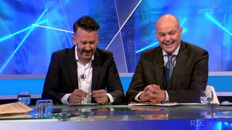 Video: A Poignant Moment On The Sunday Game Was Interrupted By An Unexpected Intruder