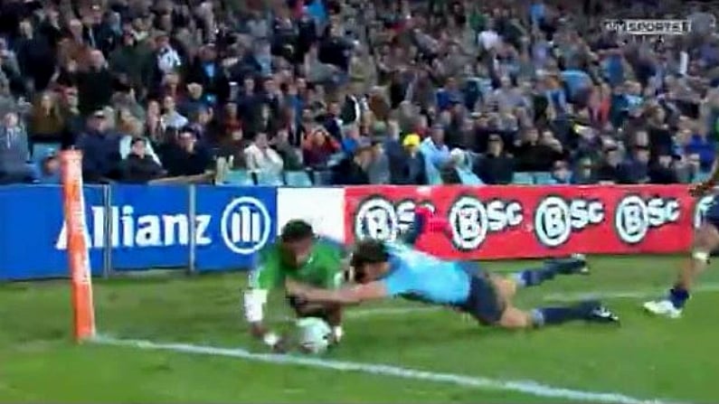 GIF: Waisake Naholo's Great Finish Leads The Highlanders To The Super Rugby Final