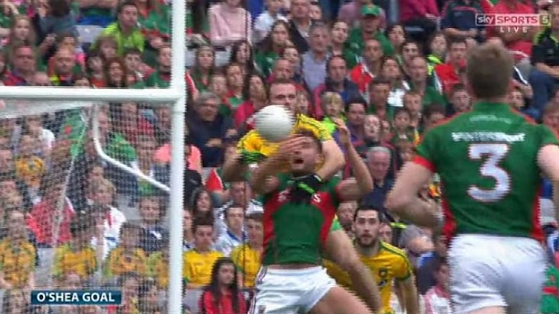 GIF: Aidan O'Shea Beasted His Way Through The Donegal Defence For Mayo's First Goal