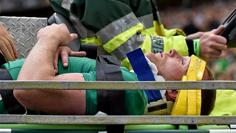 Joe Schmidt Gives An Update After Keith Earls Stretchered Off