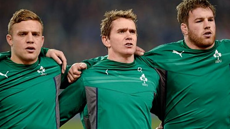 GIF: Sean O'Brien Teaches Eoin Reddan A Thing Or Two About Clearing Out At A Ruck