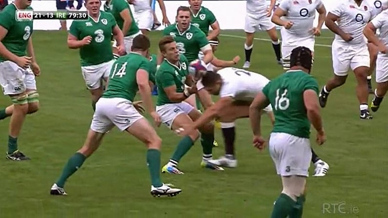 GIF: Sam Burgess Nails Ian Madigan With A Boneshuddering Hit