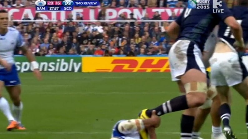 Can Scotland Count Themselves Lucky That This Was Only A Yellow Card?