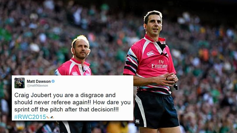 Craig Joubert Is Being Roasted From All Sides For Australia's Last Minute Penalty