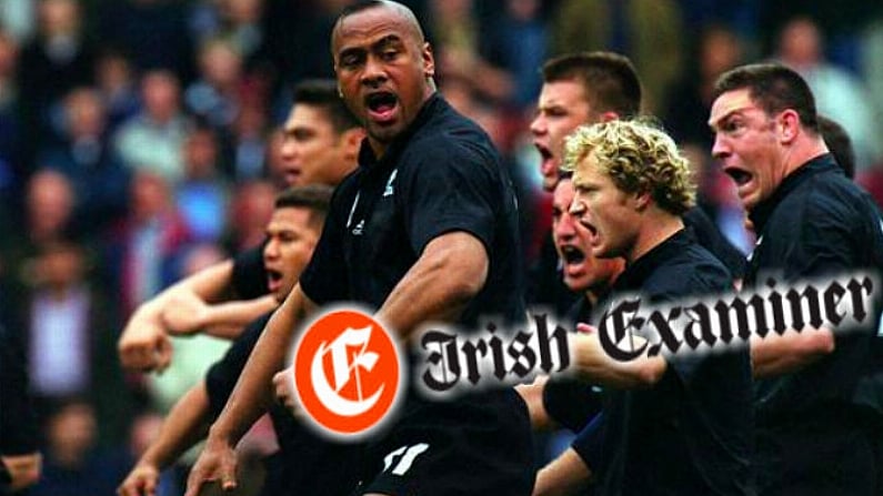 Kiwis Are Really Loving The Irish Examiner's Front Page Tribute To Jonah Lomu