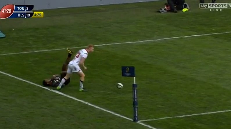 Video: A Forward Pass Prevents Ulster From Scoring A Spectacular Try