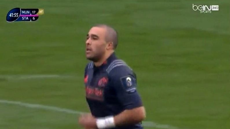 Watch: Simon Zebo And Ian Keatley Combine For Superbly Worked Munster Try