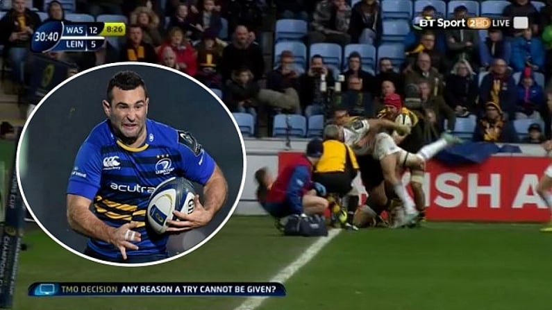 Dave Kearney Shows Superb Awareness As Leinster Score Second Try Vs Wasps