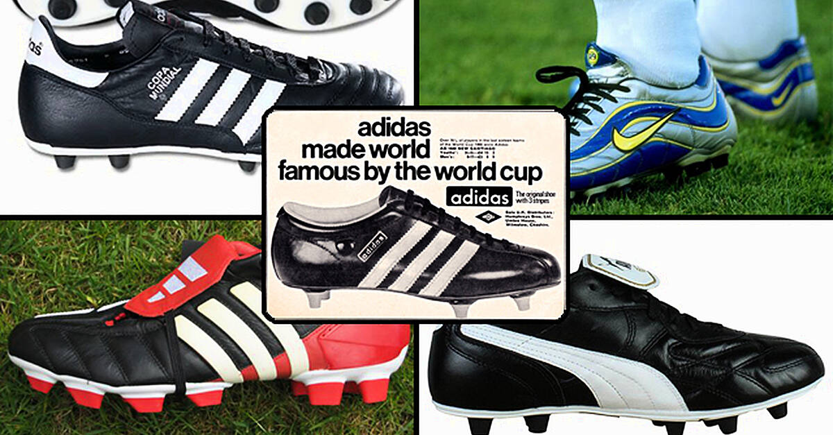 Evolution Of The Football Boot Honouring The Most Gamechanging Boots From Every Era Balls.ie