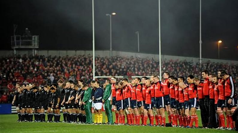 Munster To Play Maori All Blacks In November