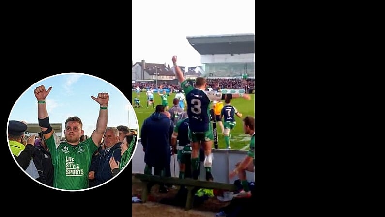 Watch: Connacht's Victory Celebrations Were Too Much For Finlay Bealham