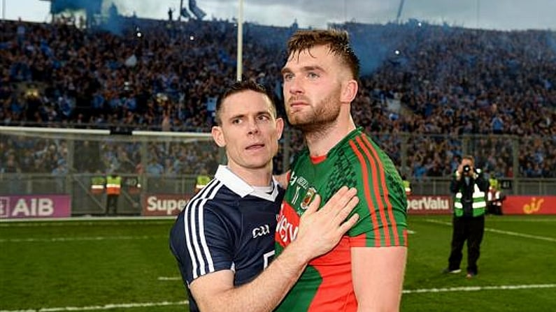 8 Photos That Show There Were No Hard Feelings Between Dublin And Mayo At The Final Whistle