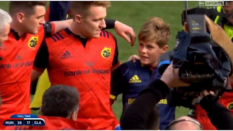 Extraordinary Scenes As Axel Foley's Sons Join Munster Players In Song Post-Game