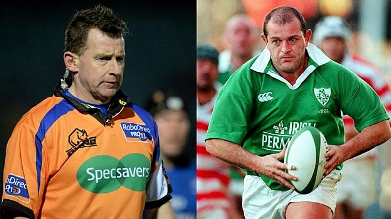 WATCH: The Peter Clohessy Jibe Which Rocked Nigel Owens In First Irish Derby