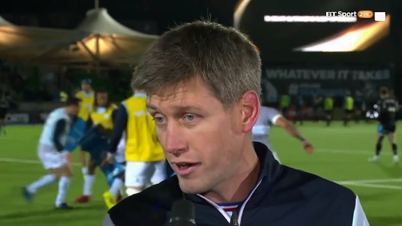 Watch: A Stunned Ronan O'Gara Speaks About The Retirement Of Johan Goosen.