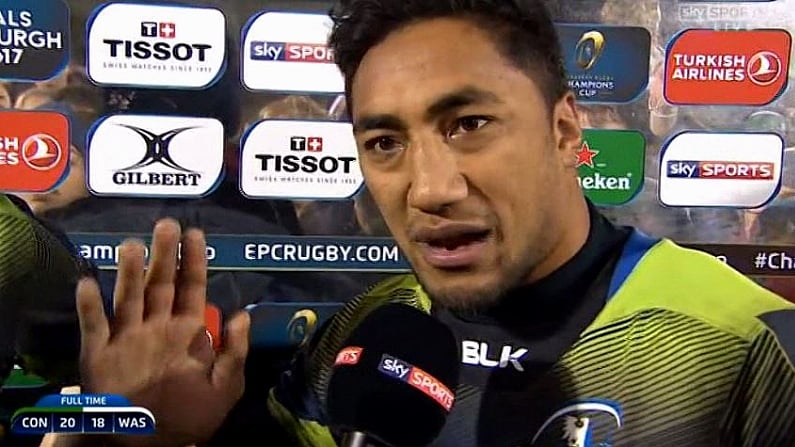 'Sorry Mom' - Bundee Aki Apologises For Swearing Live On Sky Sports