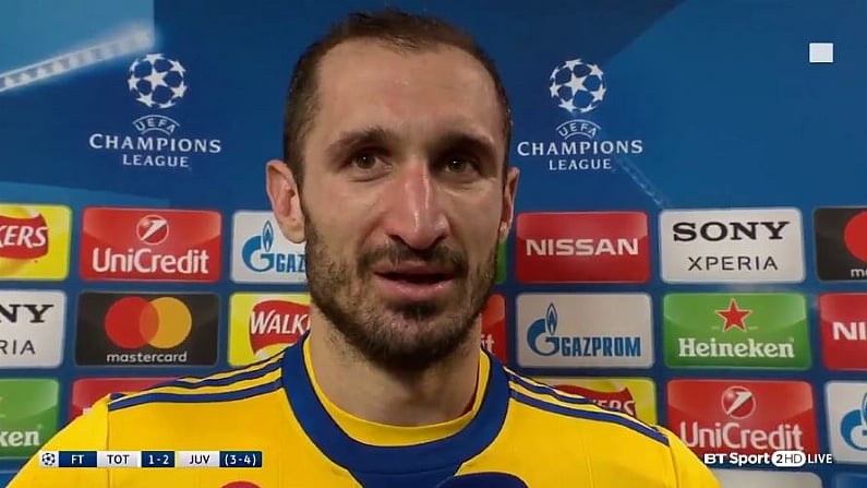 Giorgio Chiellini Shows True Class With Post-Match Interview About Davide Astori