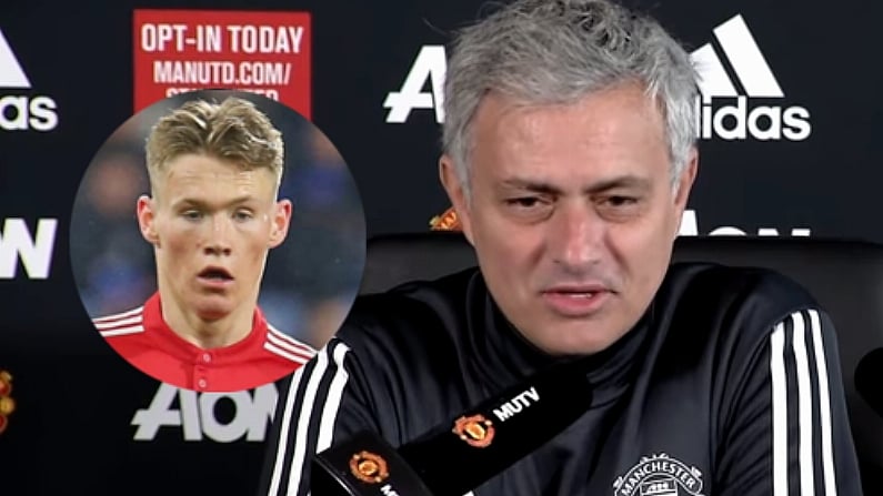 United Fans 'Upset' Jose Mourinho For Treatment Of McTominay