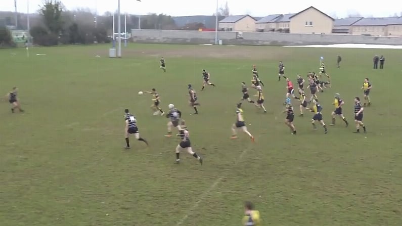 Watch: Clondalkin Out-Half Pulls Off Epic Double-Chip Solo Try