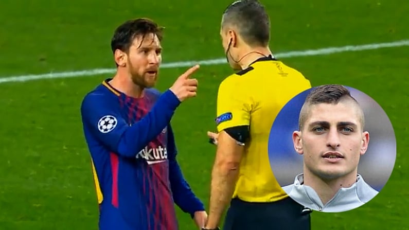 Marco Verratti Doesn't Understand Why Lionel Messi Is Above The Law