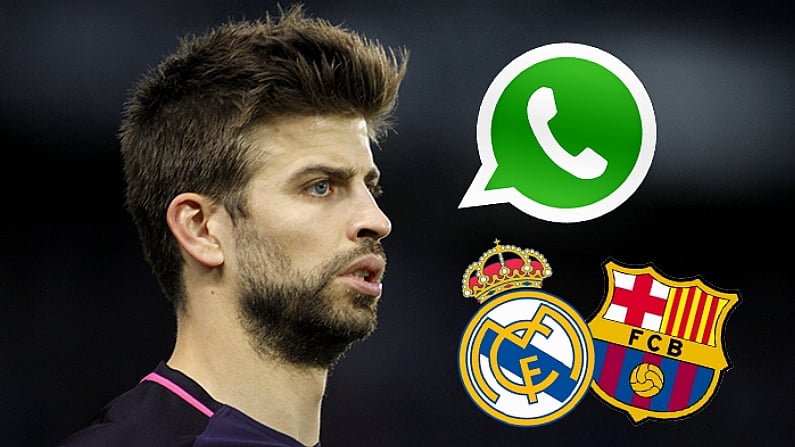 Piqué Reveals Extent Of The B*nter On The Barca/Real Whatsapp Group