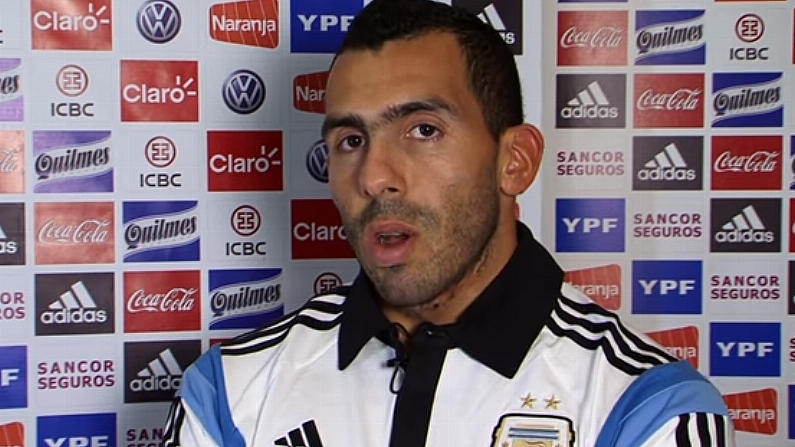 Carlos Tevez Suffers Muscle Tear In Ill-Advised Prison 5-A-Side