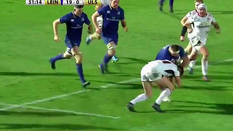 Watch: Andrew Porter Steamrolls Ulster's Darren Cave To Set Up Fergus McFadden Try