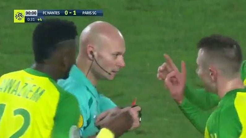 French Ref Surely In Hot Water After Nantes Vs PSG Closes With Farcical Scenes